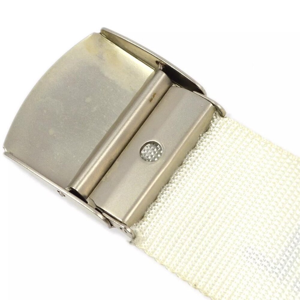Chanel White GI Belt 99S Small Good - Picture 6 of 8